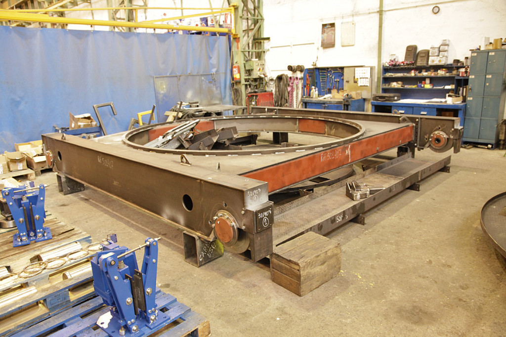 EOT crane with rotating crab for BSTECH Rolling Mill GH Cranes