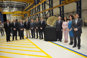 INAUGURACION DEL CENTRO DE REPARACION DE ROLLS ROYCE. C051115