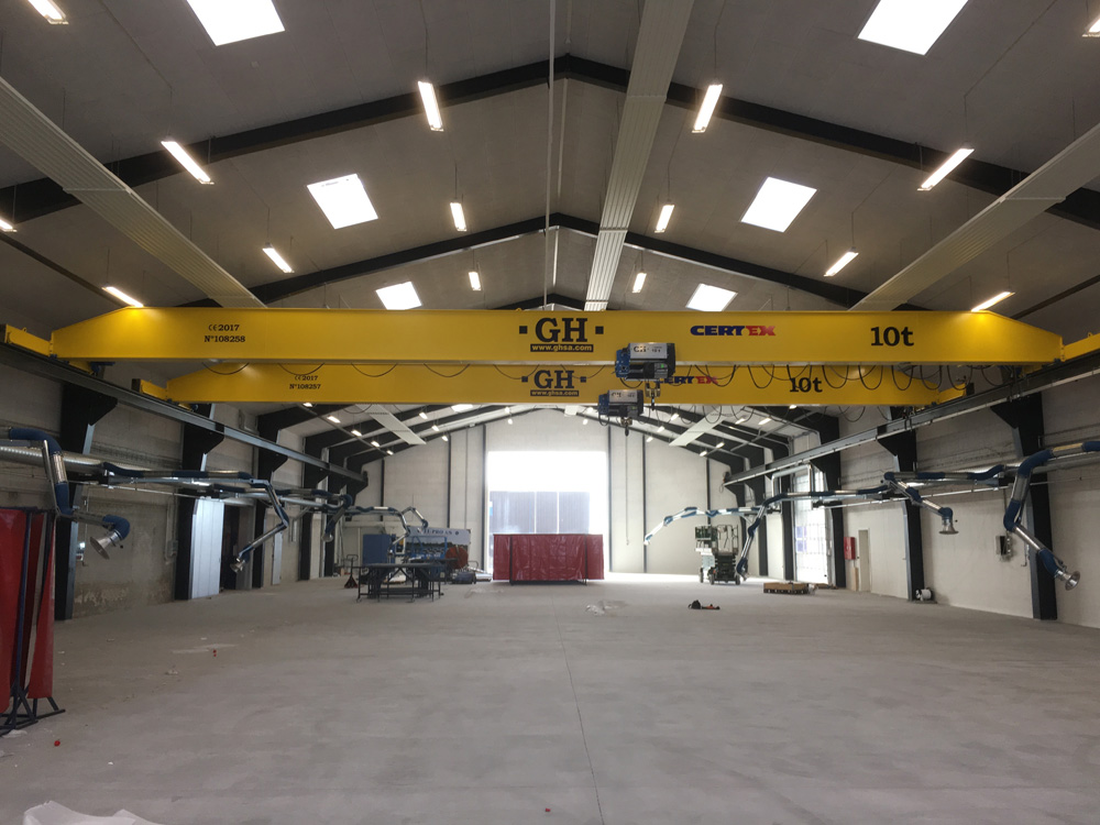 EOT Cranes for EMS ApS, CertexDk in Denmark
