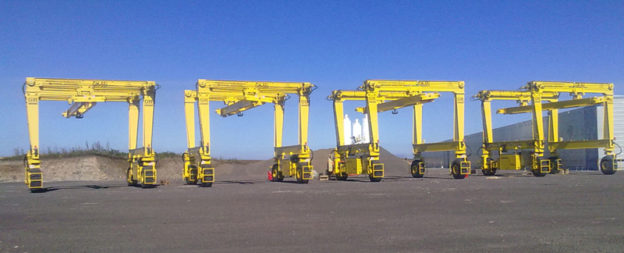 Mobile System Unit - Automotive gantry crane on tires