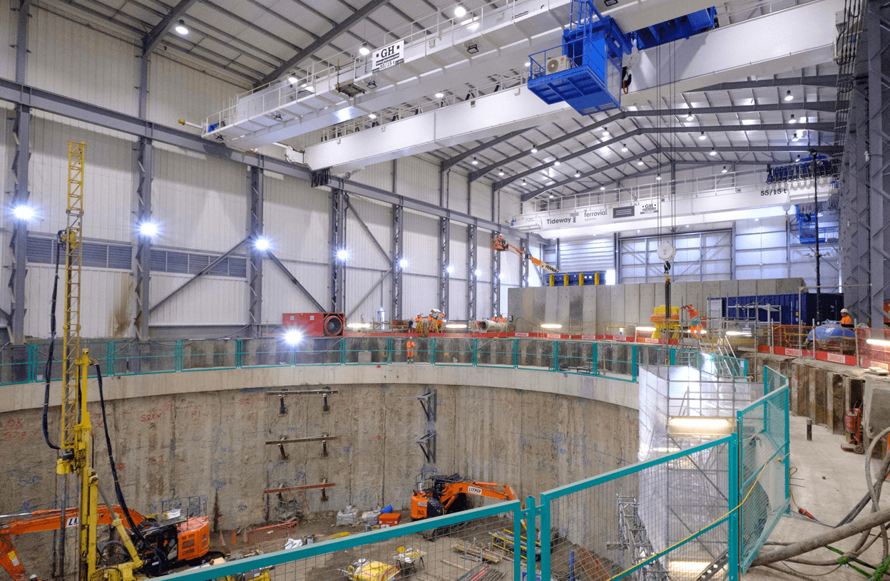 Bridge crane for Tideway is building the Thames Tideway Tunnel - London’s new super sewer