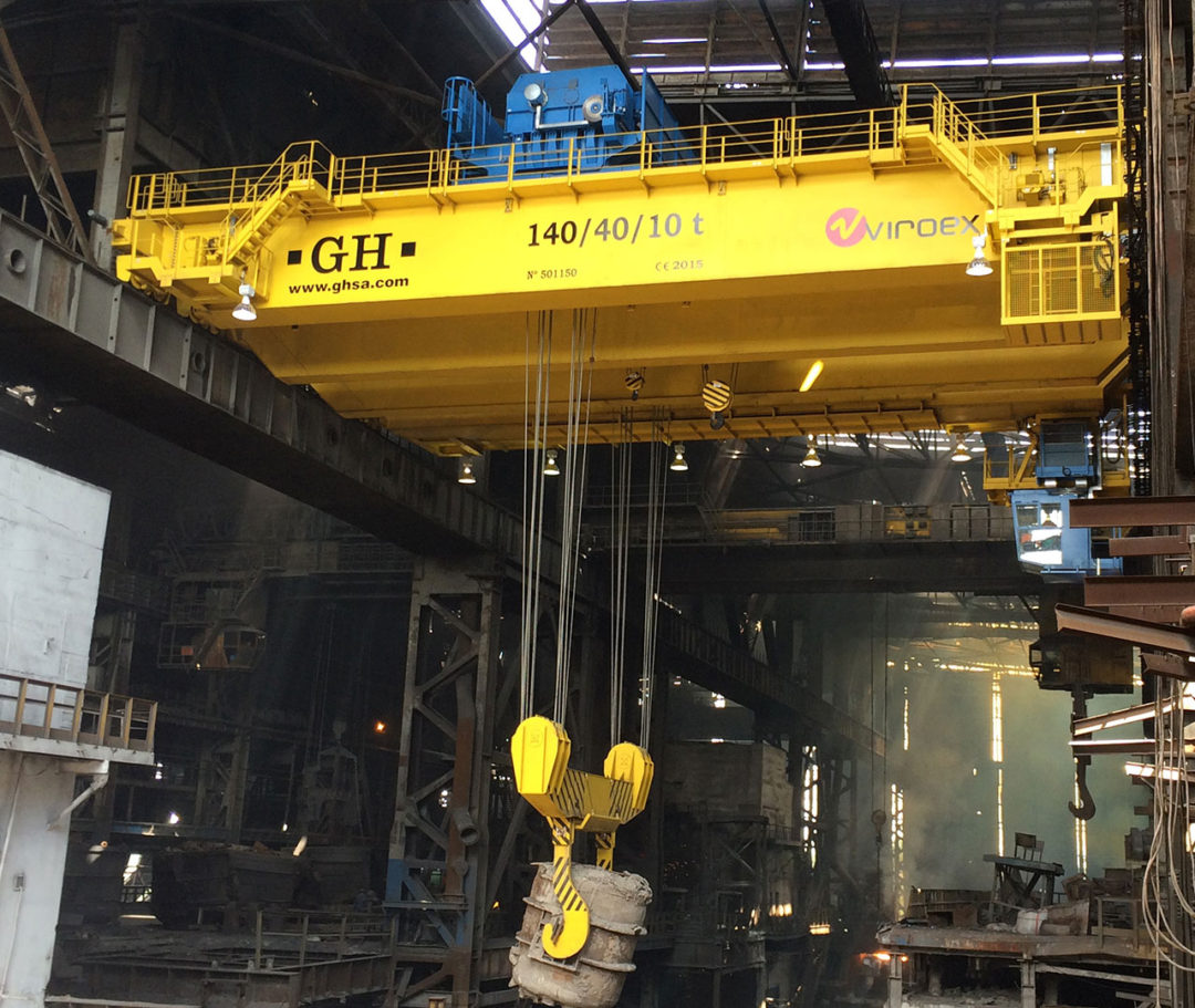Steel Mill Cranes for Steelworks and Iron Mills GH Crane