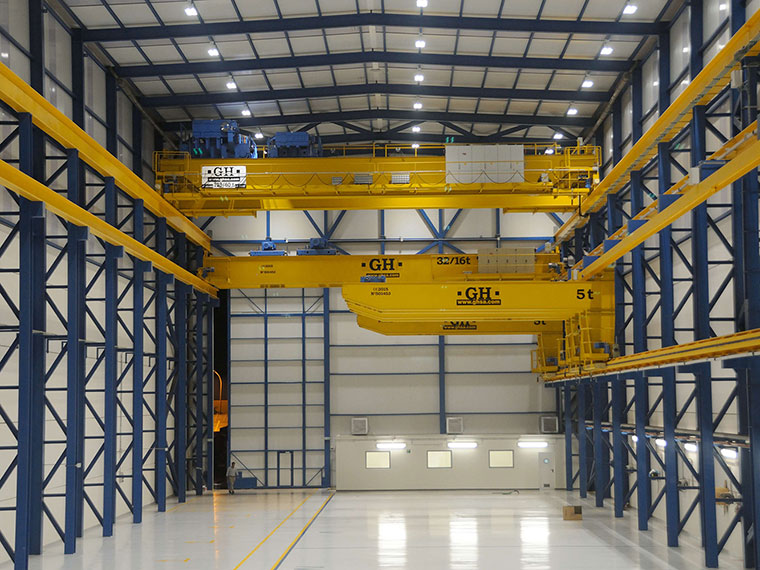 GH工业起重机可服务于各个行业和各种应用类型中的负载移动。