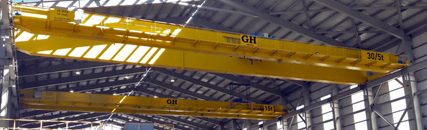 Top Running Double - Girder Overhead Cranes - bridge cranes - overhead bridge cranes