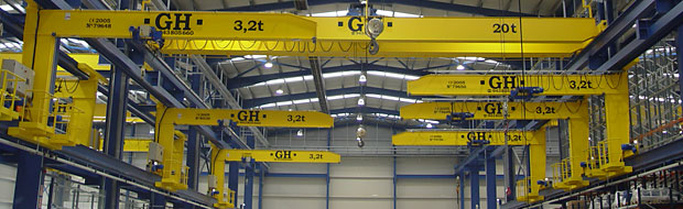 Cantilever Cranes - Girder Overhead Cranes - bridge cranes - overhead bridge cranes