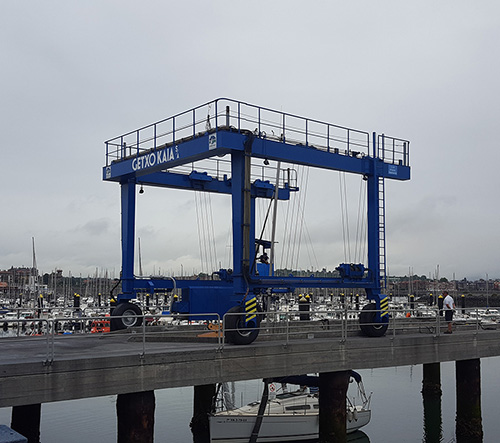 Automotive marine gantries