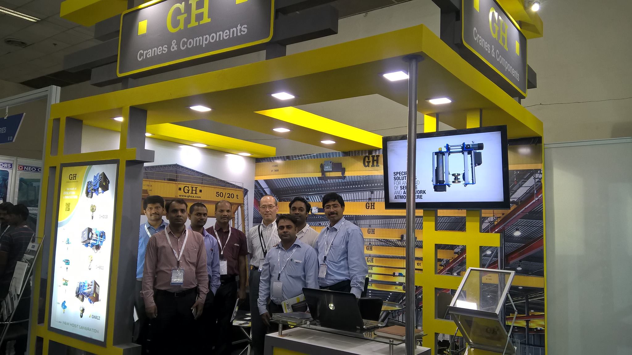 GH CRANES & COMPONENTS Cranes India is waiting for you at The IWS 2015