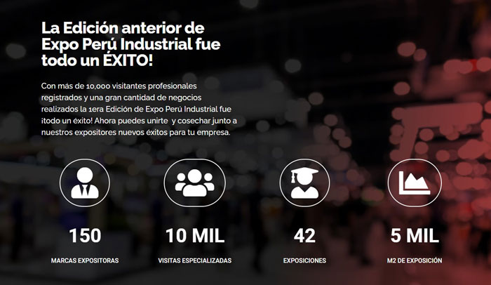 GH 将参加 Expo Perú Industrial 展会。