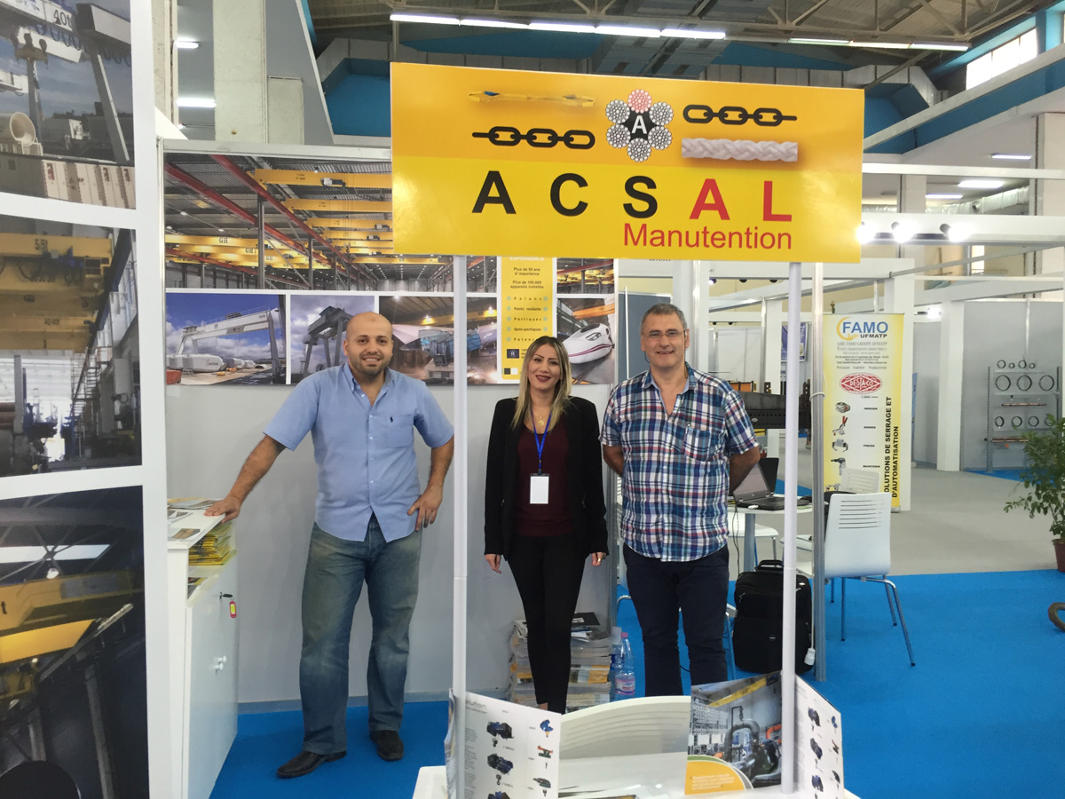 GH CRANES & COMPONENTS sur le salon de l’Industrie 2015 à Alger