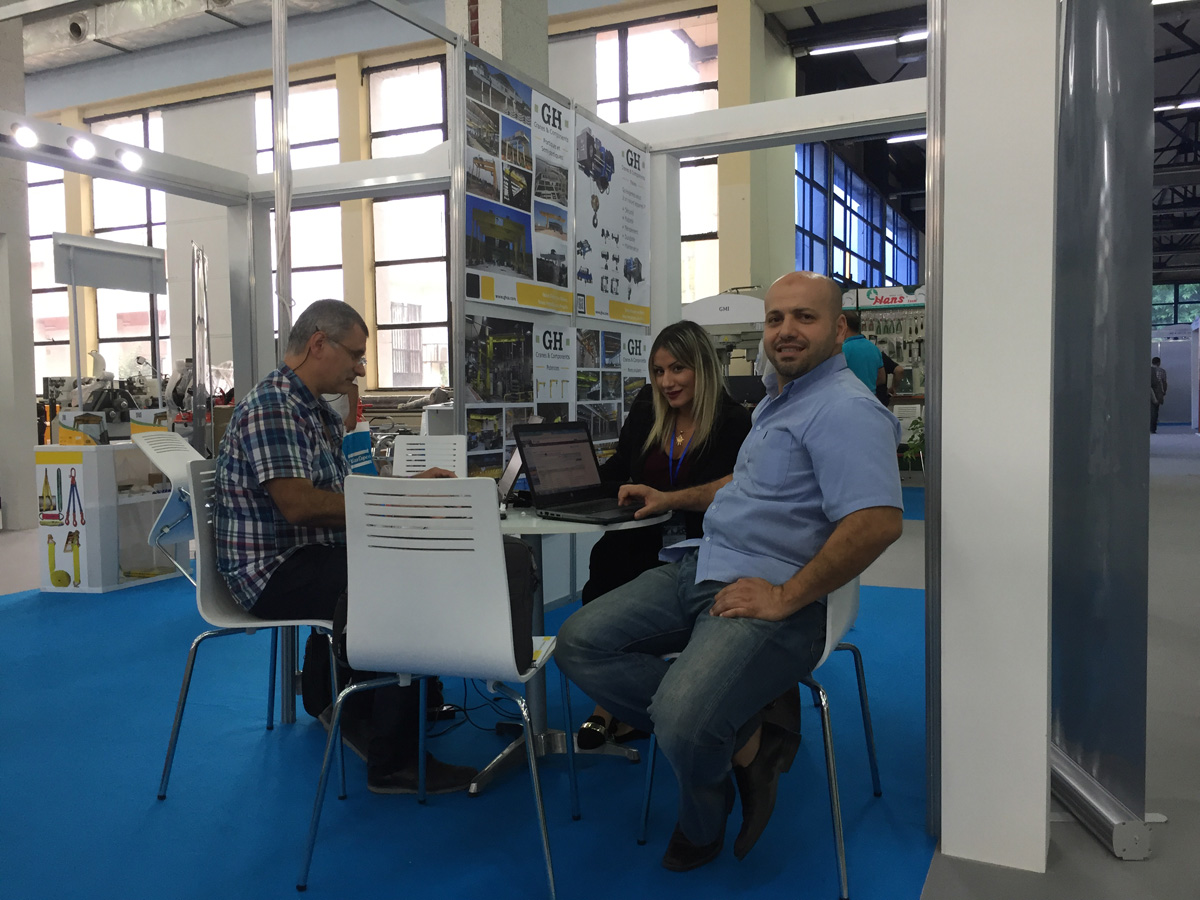 GH CRANES & COMPONENTS sur le salon de l’Industrie 2015 à Alger