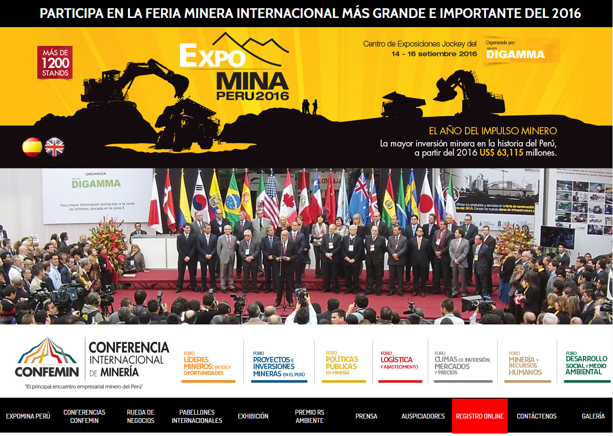 GH CRANES & COMPONENTS estará presente na Expomina Perú, a maior Feira Mineração Internacional e mais importante de 2016