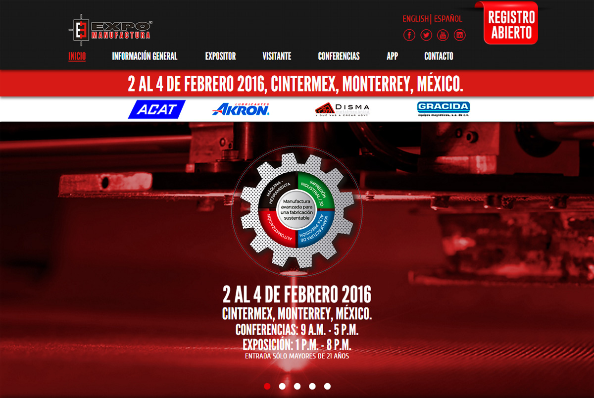 GH CRANES & COMPONENTS asistirá a Expomanufactura 2016 que se celebrará del 2 al 4 de febrero de 2016