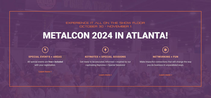 Nous serons présents au Metalcon 2024