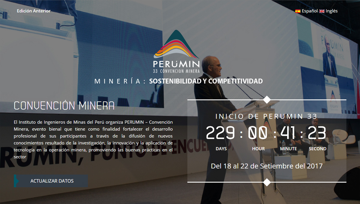 GH will attend PERUMIN - 33 Mining Convention to be held from September 18 to 22, 2017