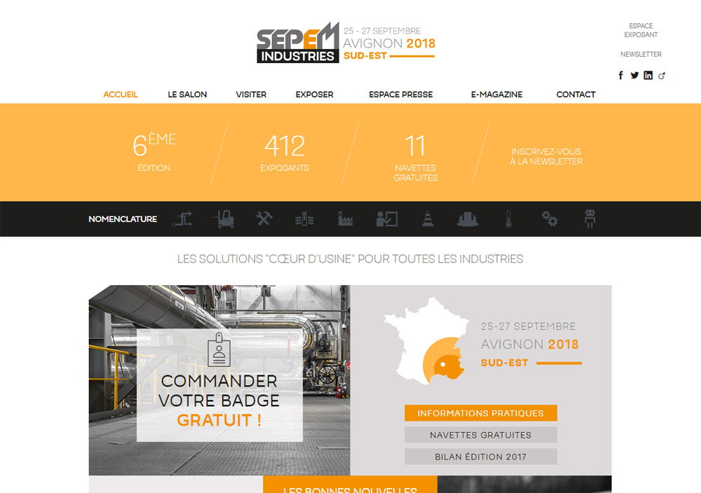 GH CRANES & COMPONENTS na feira regional Sepem Industries Avignon