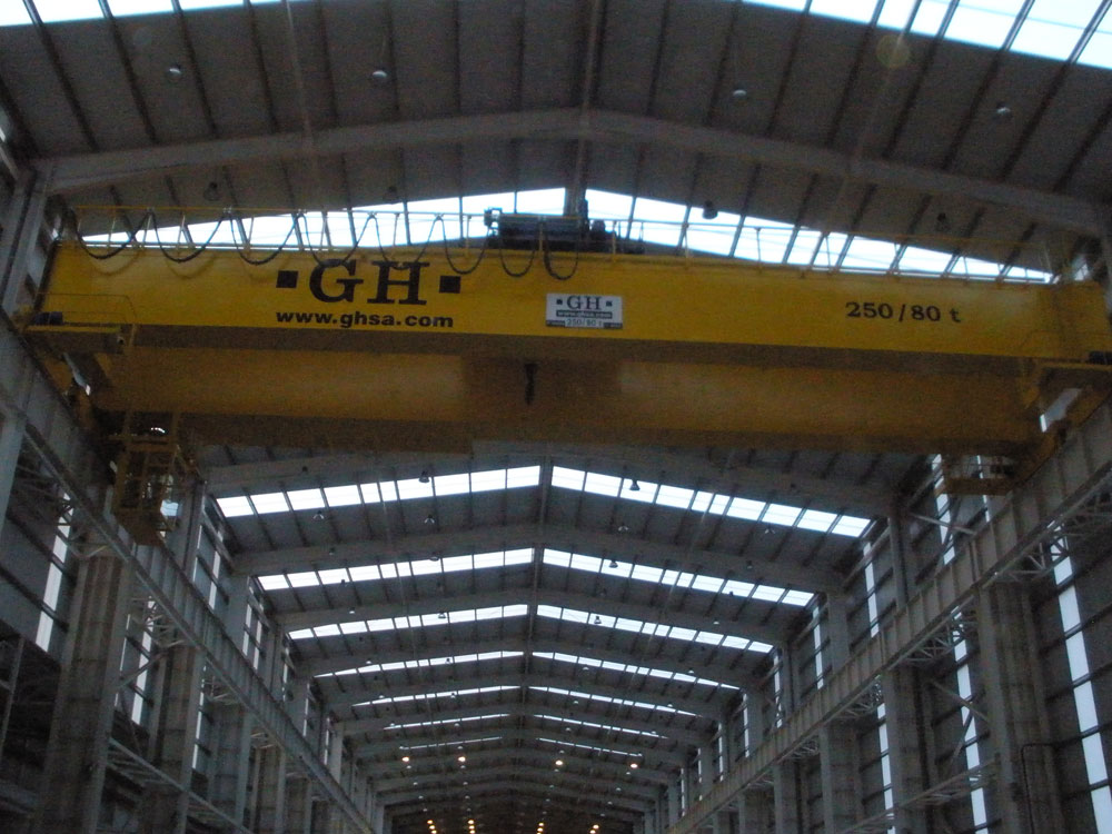 Cliente: Citic Censa. Lugar de instalación: China. Capacidad: 250t/80t. Cliente: Citic Censa. Lugar de instalación: China. Capacidad: 250t/80t.