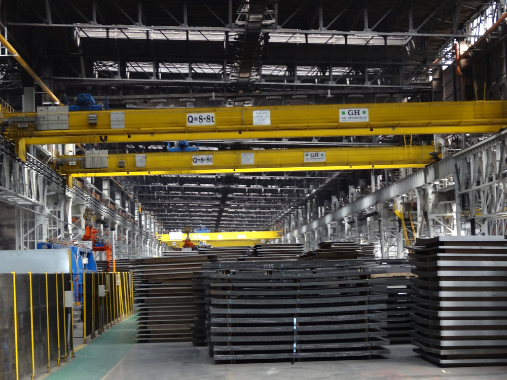 Cliente: Arcelor Mittal. Lugar de instalación: Cracovia, Polonia. Capacidad: 8+8t. Cliente: Arcelor Mittal. Lugar de instalación: Cracovia, Polonia. Capacidad: 8+8t.