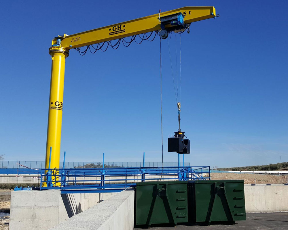 Lugar de instalación: Balsa del Cadimo, Jaén, España. Capacidad: 5t. Lugar de instalación: Balsa del Cadimo, Jaén, España. Capacidad: 5t.