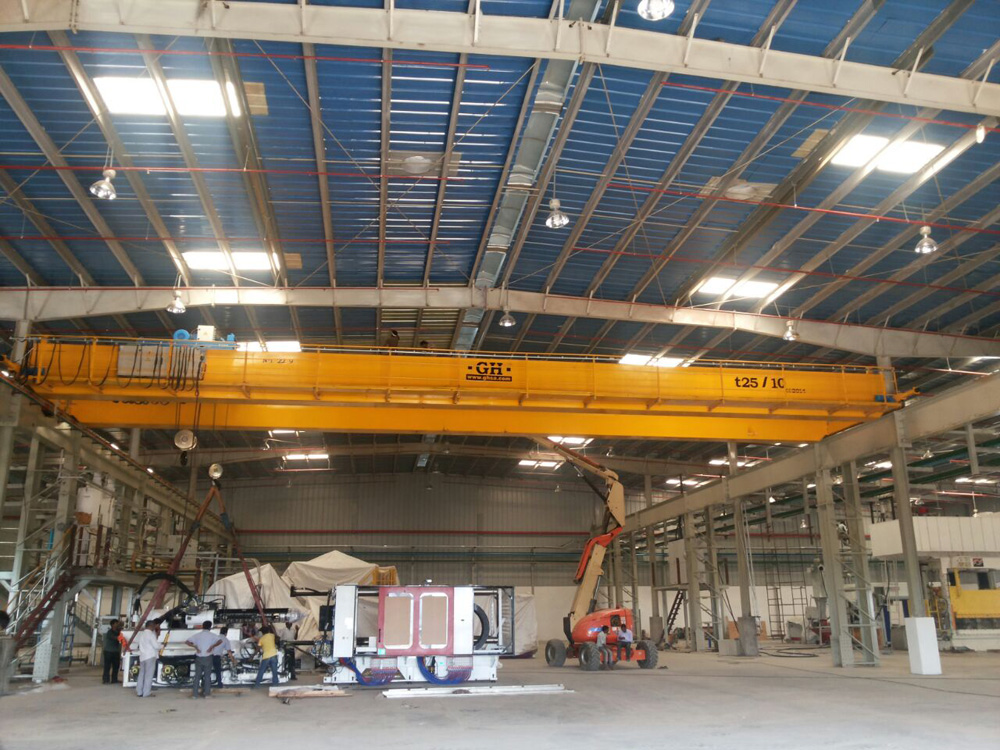 Cliente: Grupo Antolin. Lugar de instalación: India. Capacidad: 25/10t. Cliente: Grupo Antolin. Lugar de instalación: India. Capacidad: 25/10t.