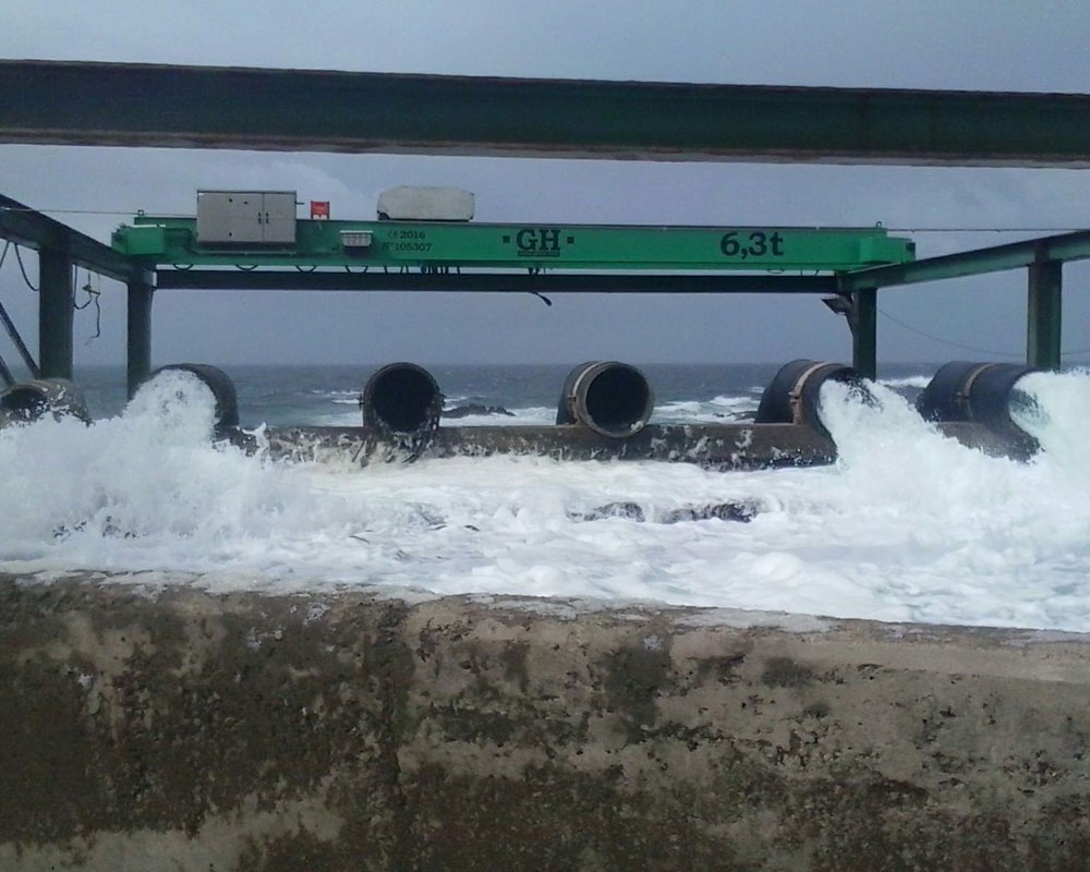 Cliente: Stolt Sea Fram. Lugar de instalación: Galicia, España. Capacidad: 6,3t. Cliente: Stolt Sea Fram. Lugar de instalación: Galicia, España. Capacidad: 6,3t.