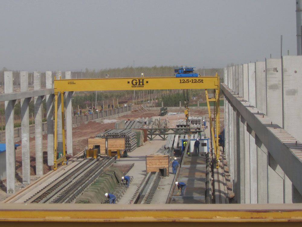 Cliente: Precon Linyi. Lugar de instalación: China. Capacidad: 12,5t+12,5t. Cliente: Precon Linyi. Lugar de instalación: China. Capacidad: 12,5t+12,5t.