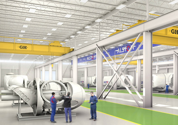 GH CRANES & COMPONENTS provides EOT cranes for Alstom in Texas. GH CRANES & COMPONENTS provides EOT cranes for Alstom in Texas.