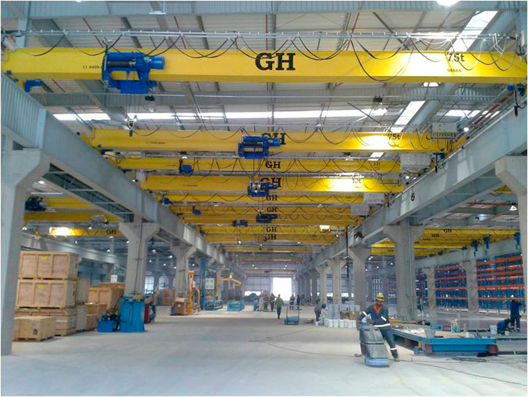 Instalación de varias grúas GH Cranes and Components en el sector automoción. Hyundai - Brasil. Instalación de varias grúas GH Cranes and Components en el sector automoción. Hyundai - Brasil.
