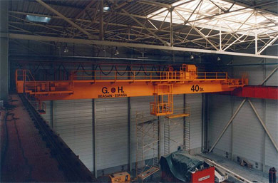Instalación de grúa de 40t. GH CRANES & COMPONENTS Cranes & Components en el sector automoción. Citroën - Francia Instalación de grúa de 40t. GH CRANES & COMPONENTS Cranes & Components en el sector automoción. Citroën - Francia