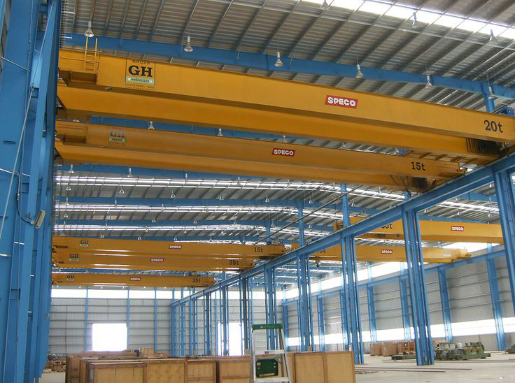 Instalación de varias grúas birrailes GH CRANES & COMPONENTS de 15t, 20t y 35t para Speco. Sector eólico. Instalación de varias grúas birrailes GH CRANES & COMPONENTS de 15t, 20t y 35t para Speco. Sector eólico.