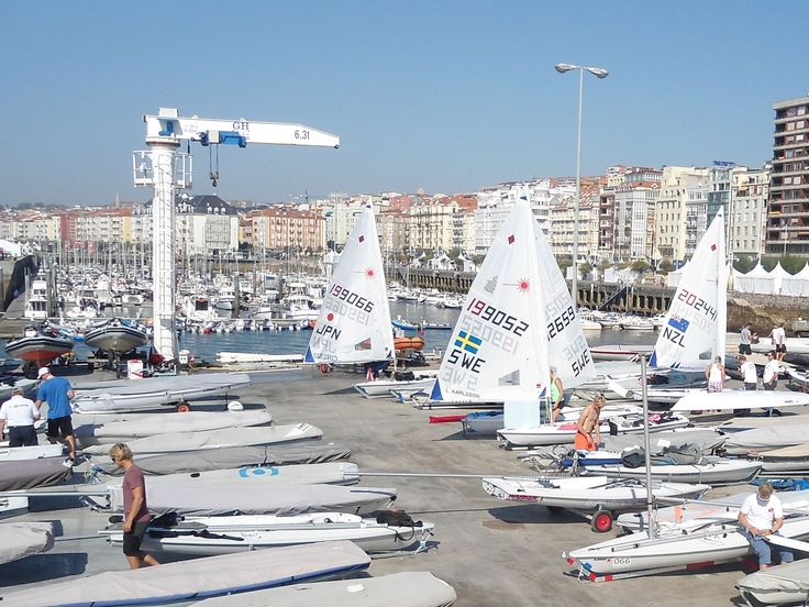 Grúa Pluma. ISAF sailing world championship santander 2014. Grúa Pluma. ISAF sailing world championship santander 2014.
