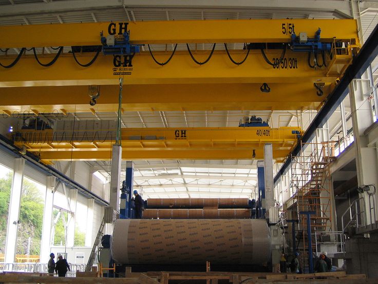 Instalación de varias grúas GH CRANES & COMPONENTS, de diferentes capacidades, para el sector de papeleras. Papresa. Instalación de varias grúas GH CRANES & COMPONENTS, de diferentes capacidades, para el sector de papeleras. Papresa.