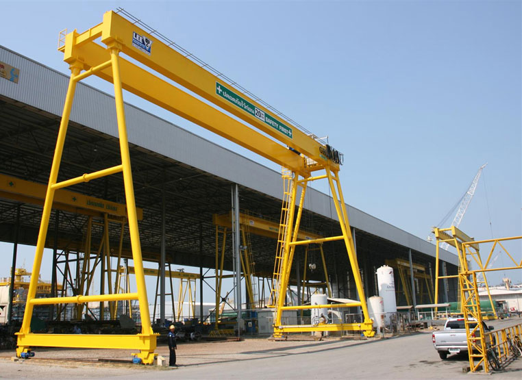 Goliath crane with a 20t for Thailand. Goliath crane with a 20t for Thailand.