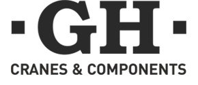 Logotipo GHSA Cranes and Components. ThinkinGH | 公司 | GH Cranes
